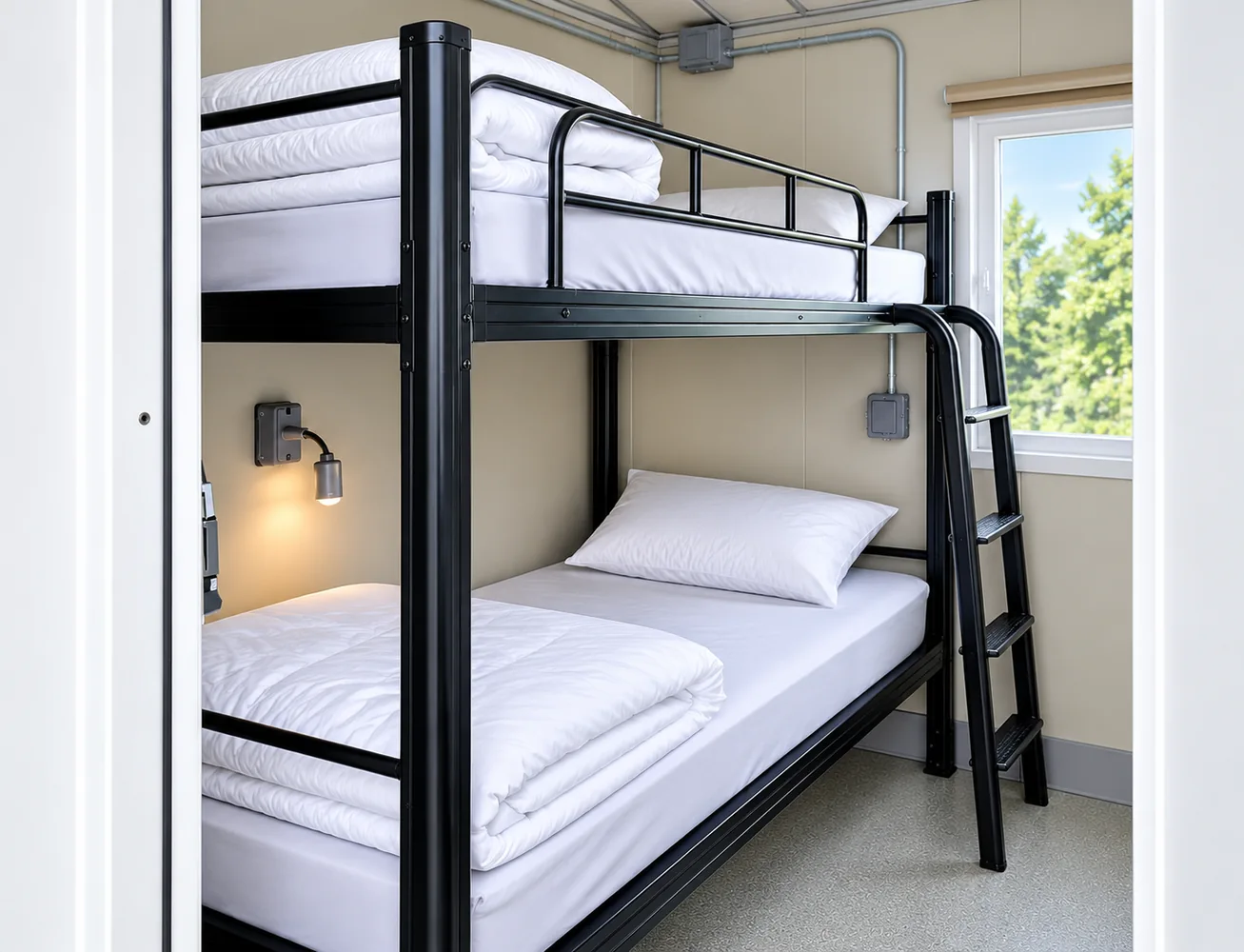 20ft vip accommodation bunk room interior