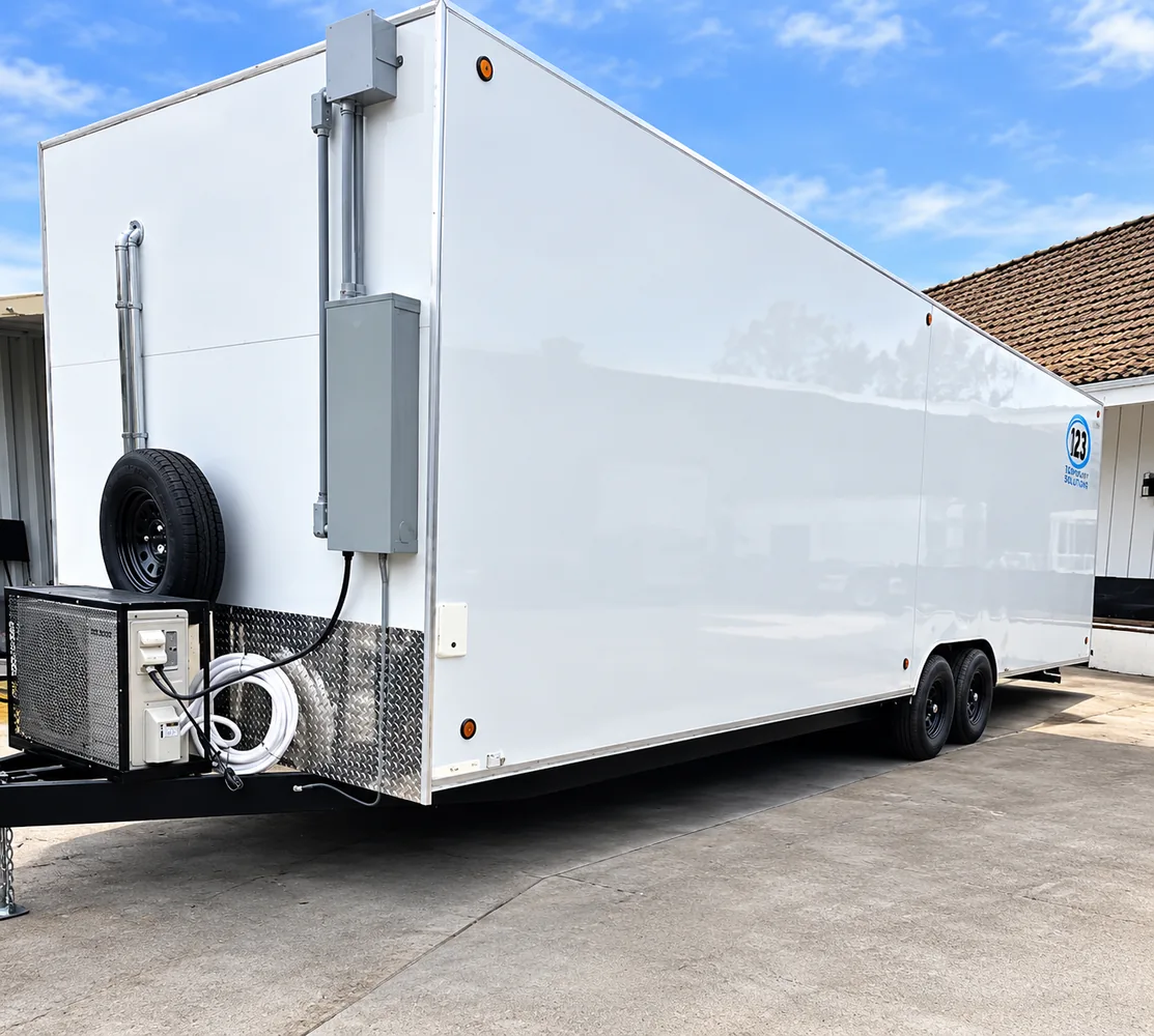 Commercial conveyor trailer rental