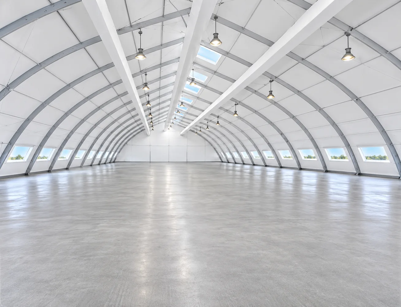 Portable dining hall interior